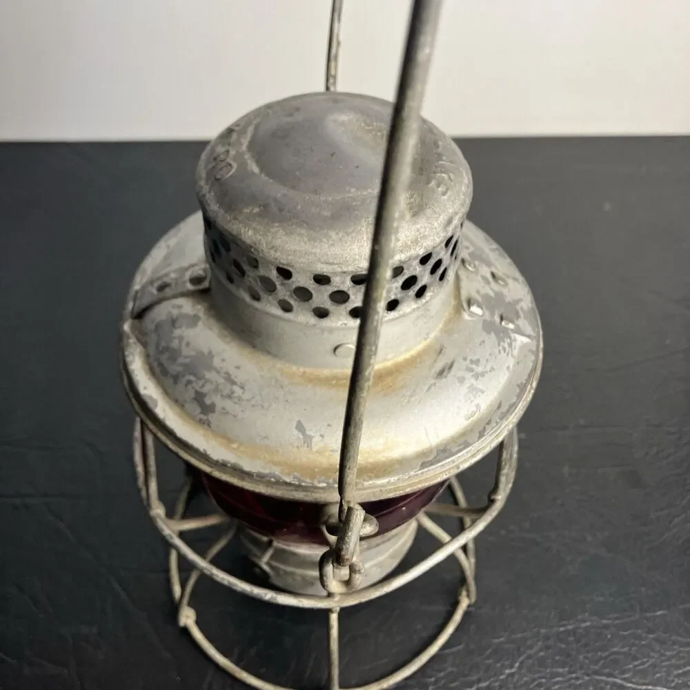 Union Pacific Adlake Kero Lantern Embossed U.P. Red Globe VTG Railroad Signal